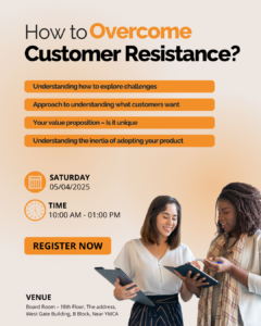 Ocercome Customer resistance